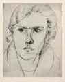 Erhard Hippold, Bildnis einer jungen Frau / Küchenstillleben, 1933/1955, Radierungen mit Plattenton auf festem Papier