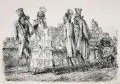 Andreas Paul Weber, Beim Bouqiniste am Quai Voltaire, Lithografien auf Bütten