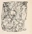 Heinz Zander, (zugeschr.), Weiblicher Akt im Wald. Wohl 1960er Jahre