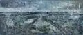 Oliver Jordan, Versunkene Wharft, 1996, Öl auf Leinwand