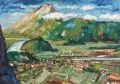 Blick auf den Kufstein (Südtirol) by Joseph Fritz Zalisz, Um 1920, Öl auf Leinwand, offered Jun 2019