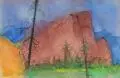 Heinrich Burkhardt, Gebirgslandschaft