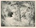 Erich Büttner, Sommernachtstraum, 1919, Radierung, Strichätzung und Roulette auf leichtem Karton