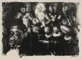 Paul Scheurich, Szenenbild aus Adriane auf Naxos, Lithografien auf Japanbütten bzw