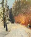 Karl Hanns Taeger, Winter in der Dresdner Heide. Anfang 20. Jh, Öl auf Leinwand