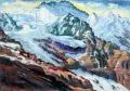 Jungfraugipfel by Joseph Fritz Zalisz, Öl auf Malpappe, offered Mar 2019