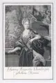 Martin Bernigeroth, Vier Porträts sächsischer Damen. 1. H. 18. Jh, Kupferstiche auf Bütten