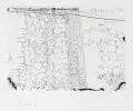 Carlfriedrich Claus, Wort, 1991, Kaltnadelradierung auf Bütten