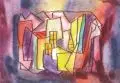 Albert Hennig, Architektonische Komposition mit Fenstern