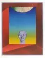 Manfred Kastner, Conditio humaine, 1978, Farblithografie auf festem Velin
