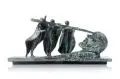 Wolfgang Friedrich, Die Blendung des Polyphem, Bronze, partiell grün patiniert