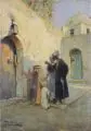 Tony Binder, Straßenszene in Ägypten, Um 1930, Öl auf Leinwand