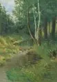 Otto Förster, Im Wiesengrund. Anfang 20. Jh, Öl auf Malpappe