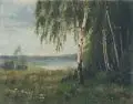 Otto Förster, Morgenstimmung am See. Anfang 20. Jh, Öl auf Leinwand
