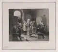 Albert Henry Payne, The painter's studio, Kupferstich nach einem Gemälde von C