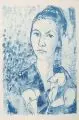 Erhard Hippold, Junge Frau mit Callas. 1960er/1970er Jahre