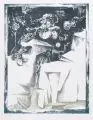 Irmgard Horlbeck-Kappler, Trauer, 1981, Farblithografie auf "Hahnemühle" -Bütten