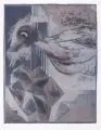 Irmgard Horlbeck-Kappler, Versteinerung, 1984, Farblithografie auf "Hahnemühle"-Bütten