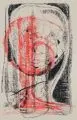 Günther Huniat, Verwunschenes Lächeln, 1983, Farbserigrafie auf leichtem Karton