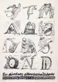 Claus Weidensdorfer, Ein durchweg altmodischer Kalender für 1985, 1984, Lithografien auf hellem Karton