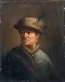 Christian Wilhelm Ernst Dietrich, (in der Art von), Porträt eines Edelmannes mit Pelzmütze und Perlenohrring. Wohl 2. H. 18. Jh