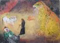 Maria Adler-Krafft, Die Bedrohung, Öl auf Leinwand