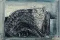 Günter Hein, Katze, 2006, Öl auf Hartfaser