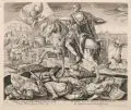 Adriaen Collaert, Alexander Magnus, Kupferstiche auf Bütten nach Maarten de Vos