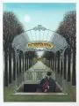 Jan Balet, Metropolitain Enfer, 1978, Farblithografie auf Bütten mit Wasserzeichnung