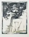 Irmgard Horlbeck-Kappler, Trauer, 1987, Farblithografie auf "Hahnemühle"-Bütten