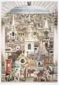 Andrew Ingamells, Lost London, 1985-1986, Farbserigrafie auf Karton