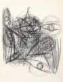 Ernst Wilhelm Nay, Ohne Titel, 1967, Lithografie auf wolkigem Papier