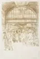 Théophile Steinlen, Dans le hall
