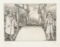 Baldwin Zettl, Eislauf, Kupferstiche mit Plattenton auf Velin