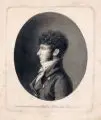 Gilles-Louis Chrétien, Physionotrace eines Herren, Um 1800, Radierung