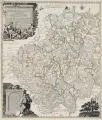 Pieter (Petrus junior) Schenk, Carte von Ertzgebürgischen Creysse in Churfürstenthum Sachsen, Um 1760, Kolorierter Kupferstich auf kräftigem Bütten
