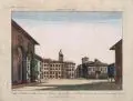 Domenicus Fietta, Vue de Livorno, Kupferstich, koloriert