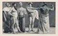 Sascha Schneider, Der Männergesang, 1896-1900, Holzstich auf Karton