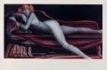 Ernst Fuchs, Die Nymphe Grammophon, 1979, Farblithografien in 50 Farben auf kräftigem Bütten