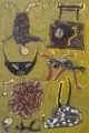 Frieder Heinze, Ganz unten, 1986, Gouache und Aquarell auf hauchdünnem Japan