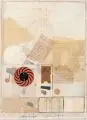 Anton Paul Kammerer, Room to move, 1994, Collage und Mischtechnik auf festem Karton