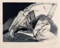 Gregor-Torsten Kozik, Vereinigung, 1980, Lithografie auf "Hahnemühle"-Bütten