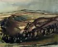 Richard Pusch, Berglandschaft aus dem Erzgebirge