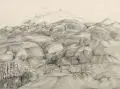 Thomas Ranft, Sächsische Schweiz, 1970, Bleistiftzeichnung auf Velin