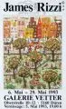 James Rizzi, Ausstellungsplakat zur Personalausstellung der Galerie Vetter in Düren
