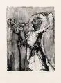 Claus Weidensdorfer, Tanz mit der Puppe, 1989, Lithografie auf Bütten