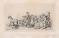 Hugo Bürkner, Omnibus, 1865, Radierung