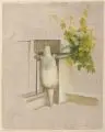 Paul Thumann, Römische Terrasse, 1888, Aquarell und Deckfarben