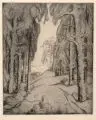 Otto Fischer, Waldlandschaft