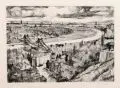 Dietrich Fröhner, Wormser Straße, Kaltnadelradierung / Lithografie